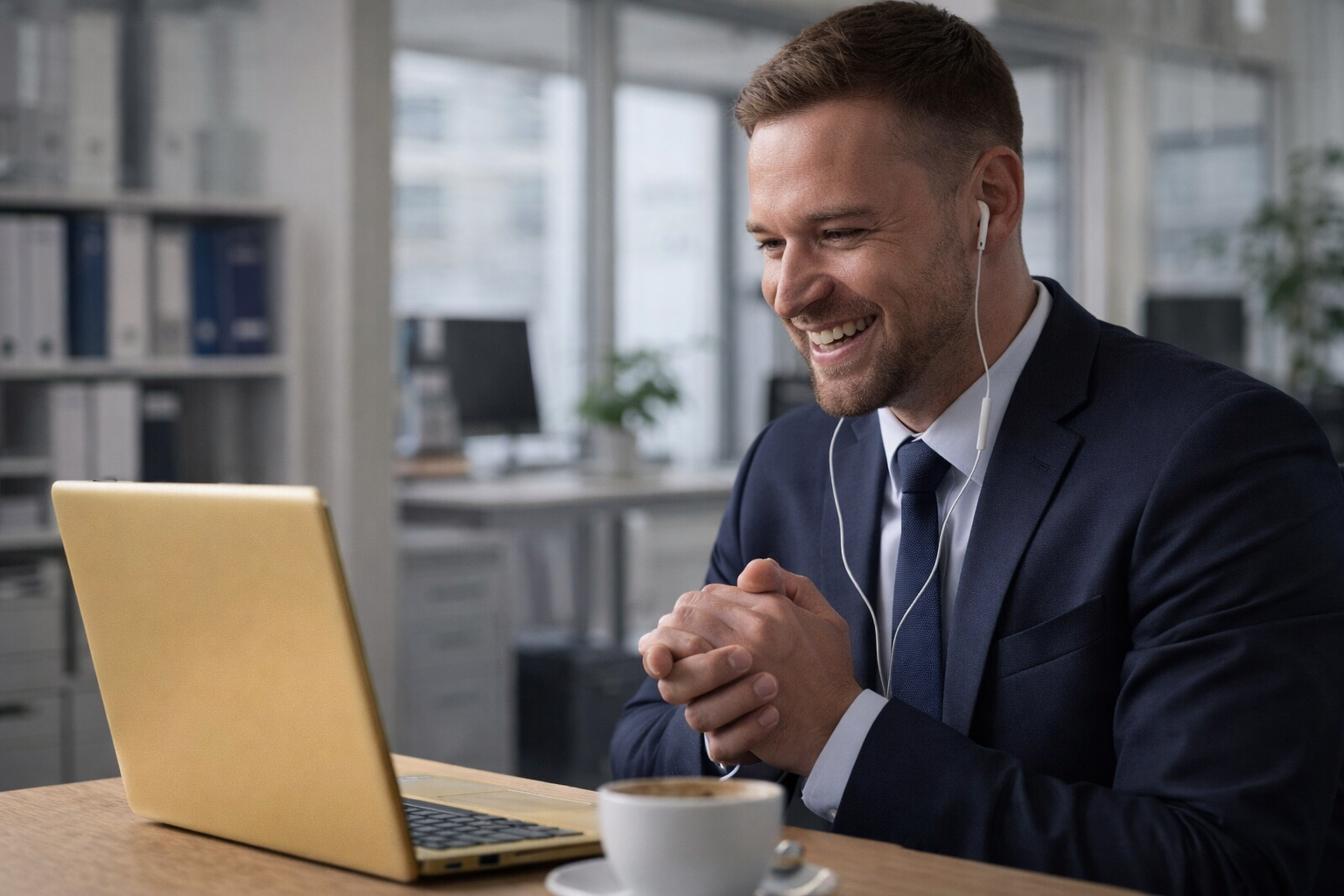 Happy family with financial security